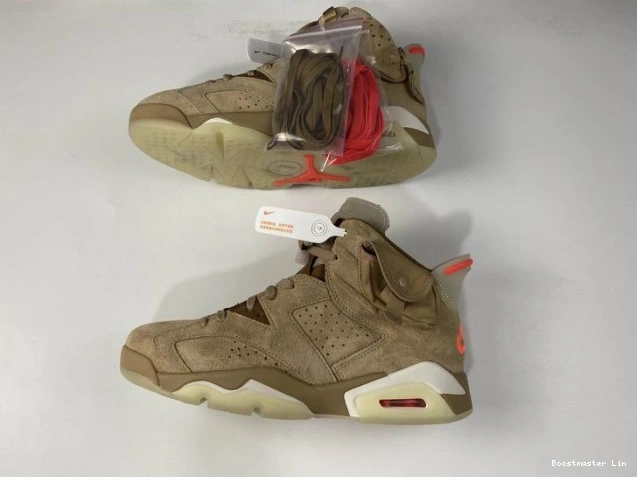 Bmlin shoes Travis 6 Jordan British DH0690-200 Retro Scott Khaki Air 0713